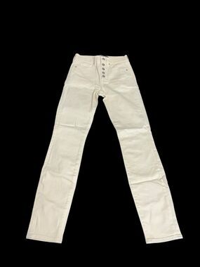 Veronica Beard Maera High-Rise Skinny Jeans, Sz 25/0 Mustard Yellow